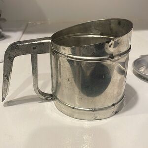 Vintage Foley aluminum sifter